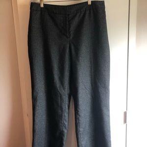Liz Claiborne black and gray small checkered dress pants